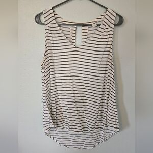 Old Navy Olive green Stripe Tank Size Large